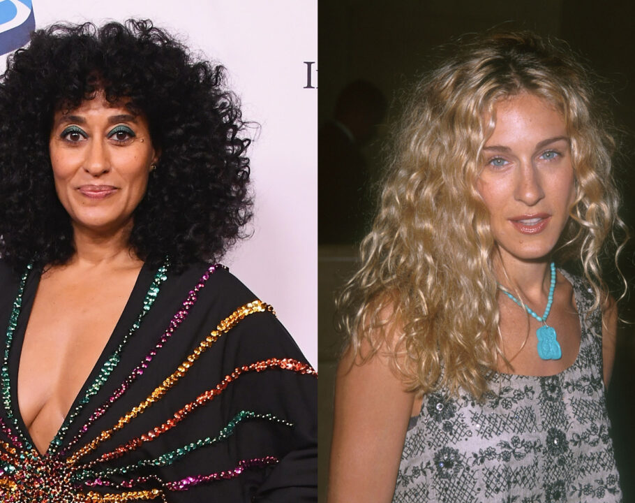 side by side images of Tracee Ellis Ross and Sarah Jessica Parker