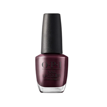 A bottle of OPI complimentary wine nail polish