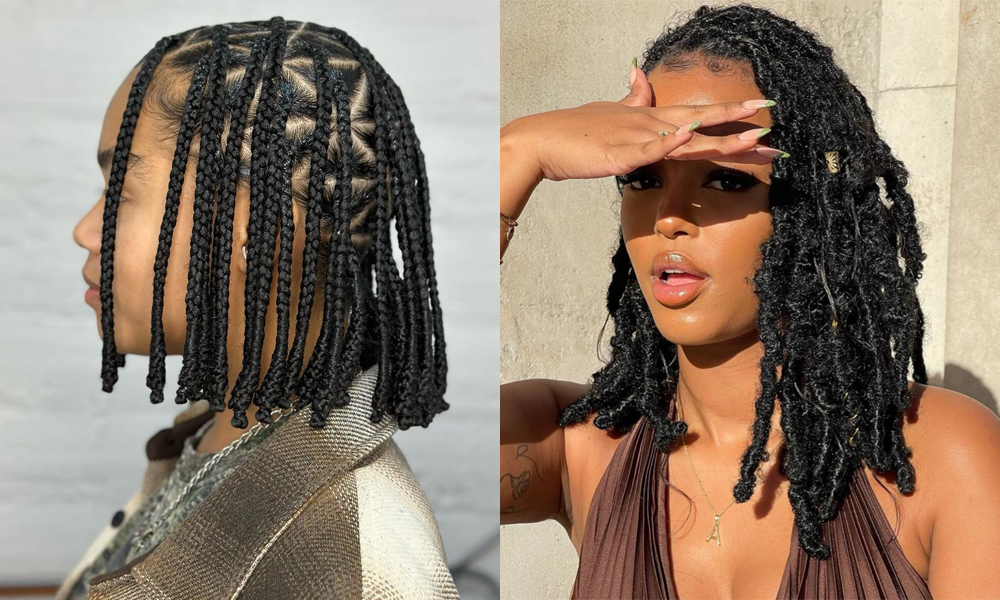 These braided bobs are just as timeless as the classic cut