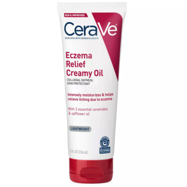 cereva eczema relief creamy oil with colloidal oatmeal