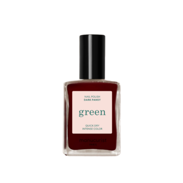 Manucurist green nail polish in dark pansy