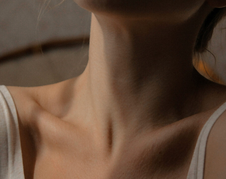 woman's neck