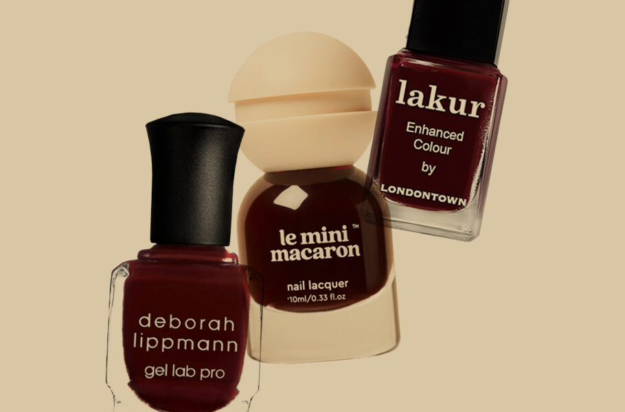 burgundy nail polishes