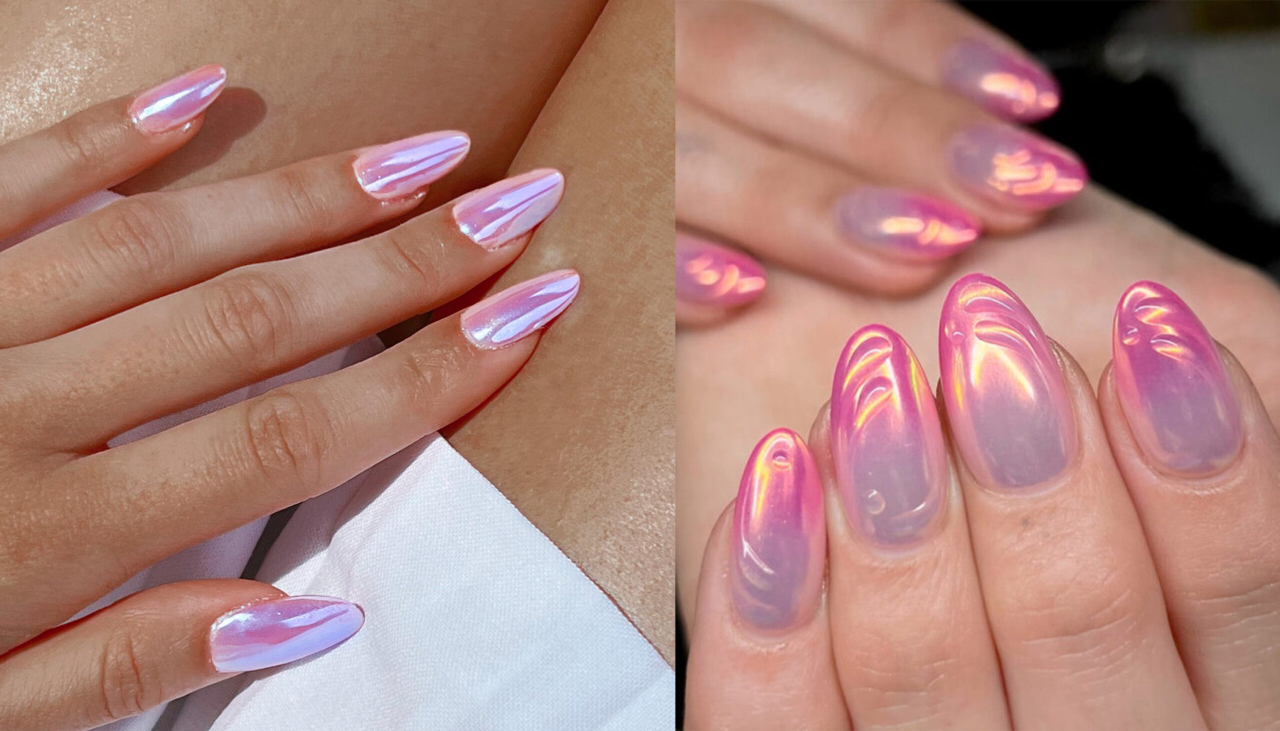 Pink Chrome Nails Are the Fall Trend That Took Us By Surprise