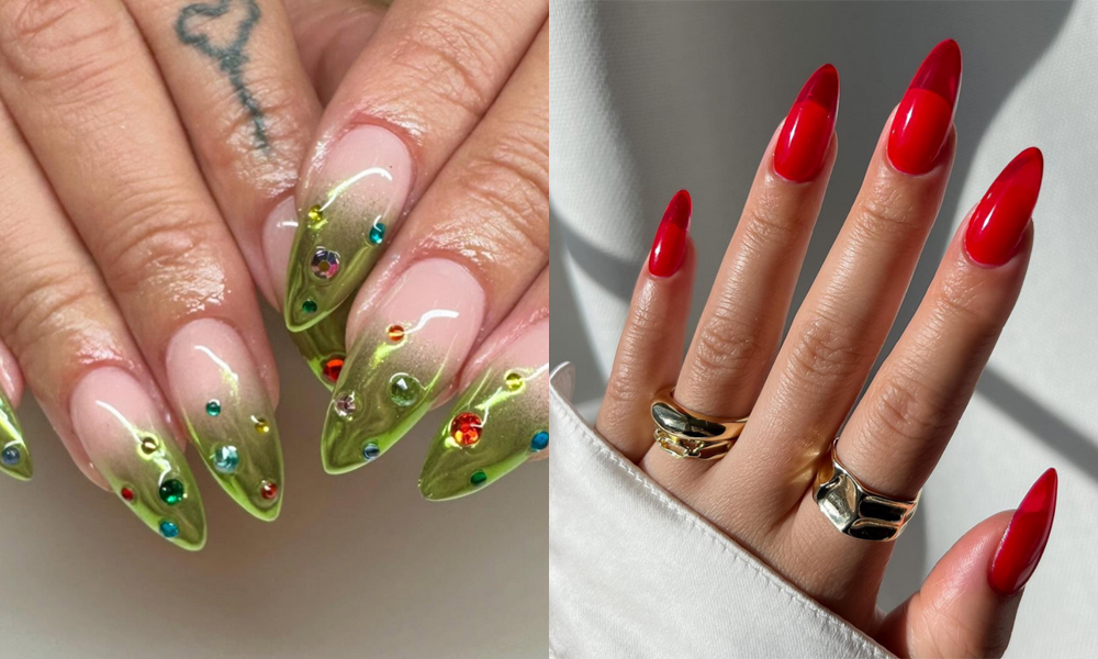 Holiday Jelly Nails Are Your Perfect Christmas Day Mani